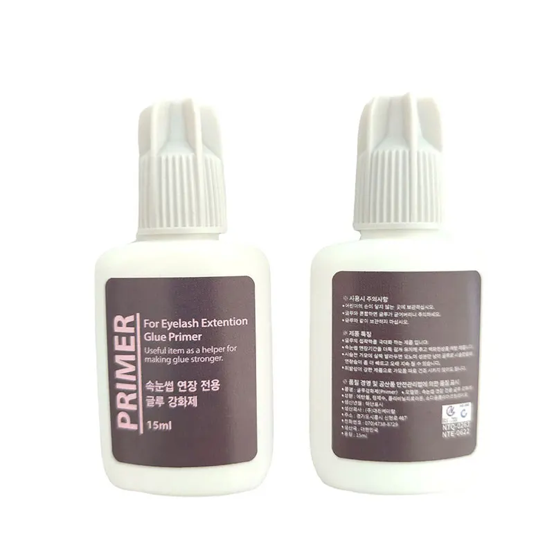 Colle d'Apprêt pour Extension de Cils, Greffe de Cils Individuels, Application Coréenne, FiosphAgent, Outil de Maquillage, 15ml