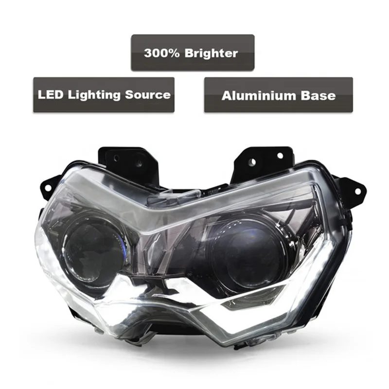 

Custom Aftermarket 60W IP67 Waterproof LED Headlight Accessory Kit for Z900 New Condition 6000K Motorcycle Lighting Systems