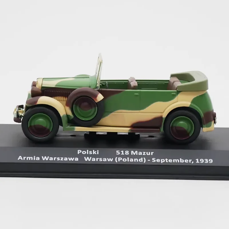 IXO Modellino in Scala 1:43 in Lega, Veicolo Militare 518 Mazur 1939, Giocattolo da Collezione, Regalo, Esposizione Statica