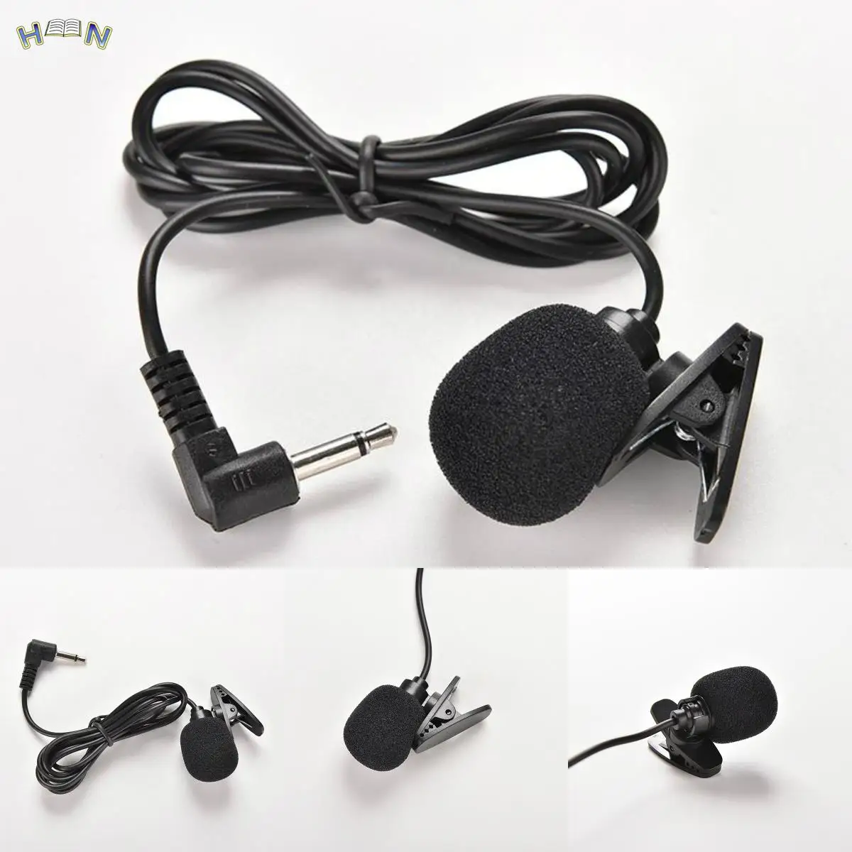 Universal Portable 3.5mm Mini Headset Microphone Lapel Lavalier Clip Microphone For Lecture Teaching Conference Guide Studio Mic