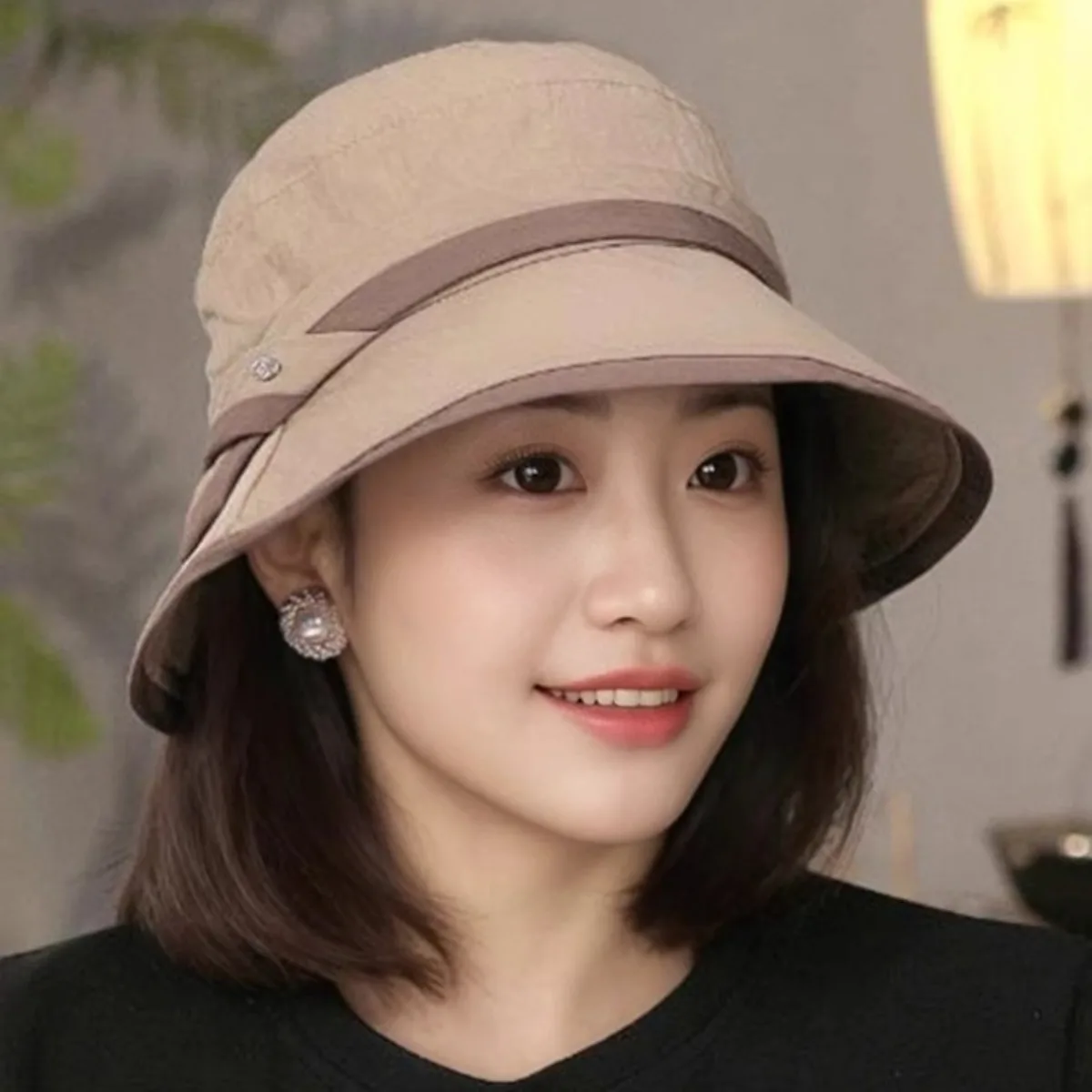 

Quick-Dry Breathable Fisherman Hat Packable Portable Bucket Cap for Women Outdoor Hiking Cycling Casual Daily Sun Hat