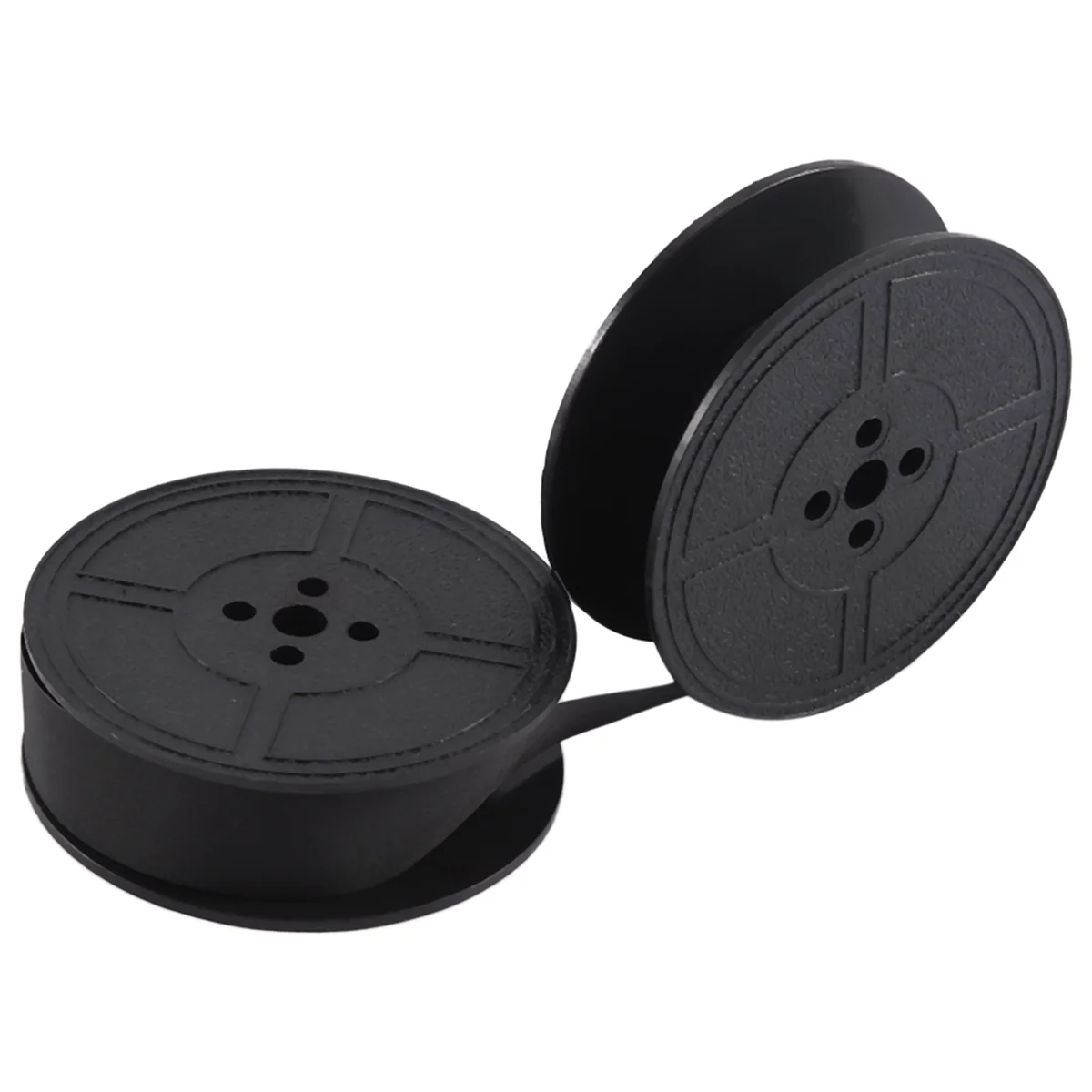 1แพ็คเครื่องพิมพ์ดีดริบบิ้นTwin Spoolเครื่องพิมพ์ดีดริบบิ้นหมึกTwin Spool Packหมึกเปลี่ยนสําหรับเครื่องพิมพ์ดีดส่วนใหญ่ (สีดํา)
