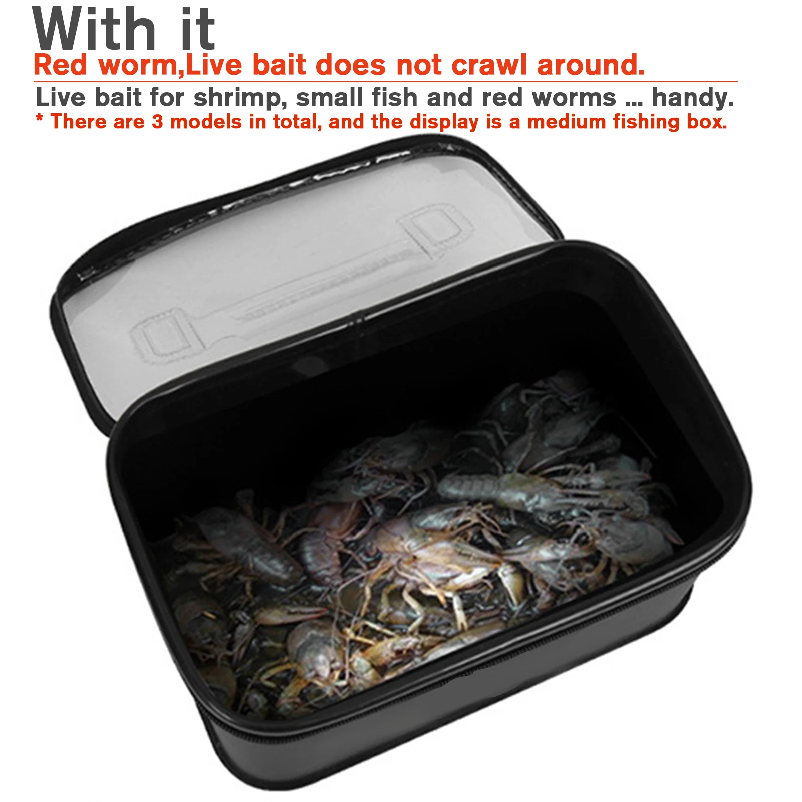 

3pcs EVA Fishing Boxes Thickened Fishing Lure Storage Box Outdoor Fishing Live Fish Storing Bucket Portable Fishing Bucket Set
