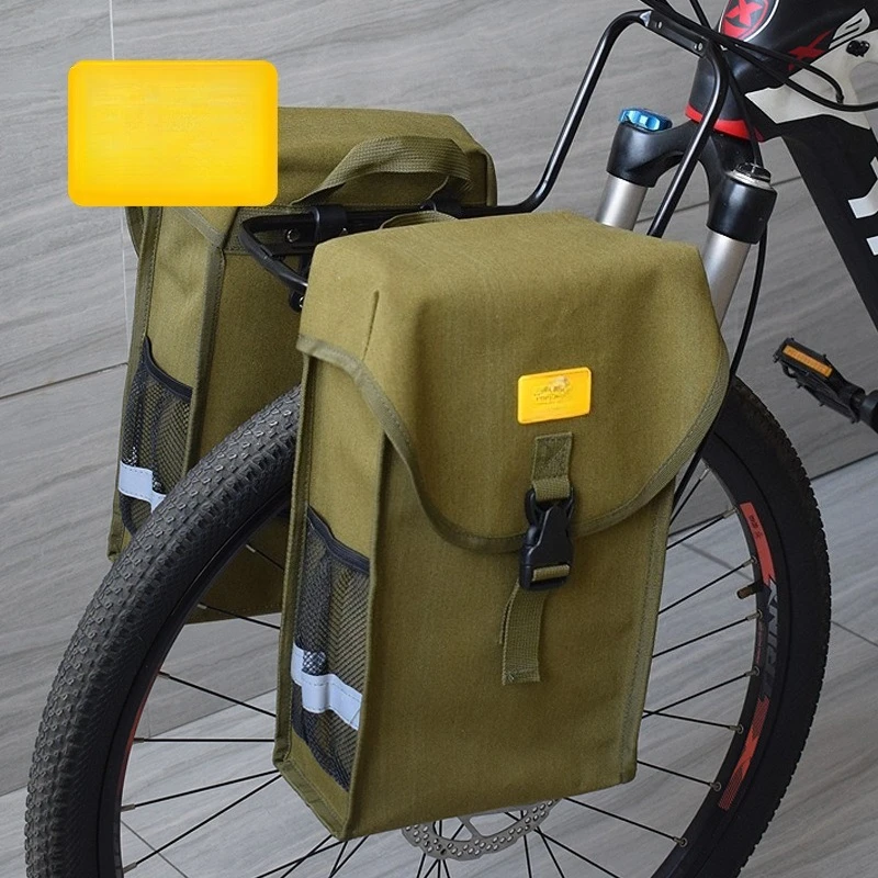 

Bicycle front shelf, pack bag, mountain bike quick release, front bag, waterproof canvas storage bag, l