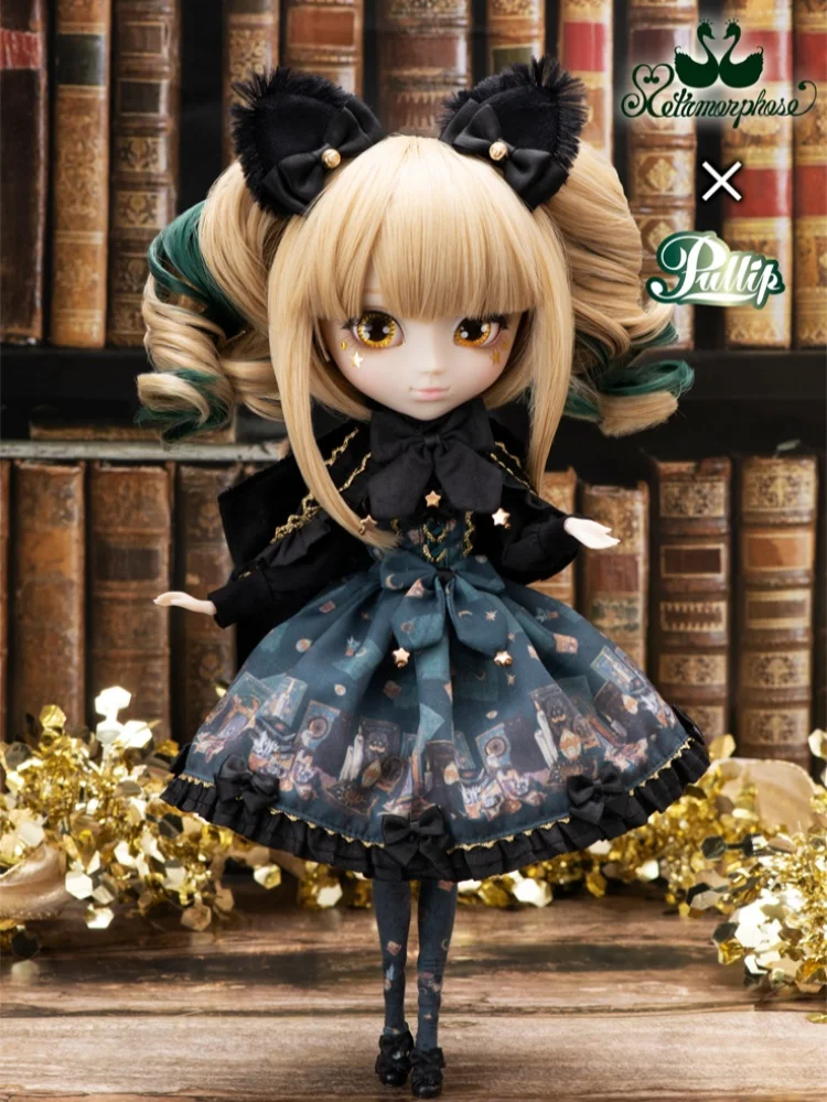 

Подлинная кукла Pullip 1/6, этикетка P-298 Chatte Noire Metamorphose, черный кот, оригинальная коробка, кукла Bjd, коллекционная игрушка, орнамент, подарок на день рождения