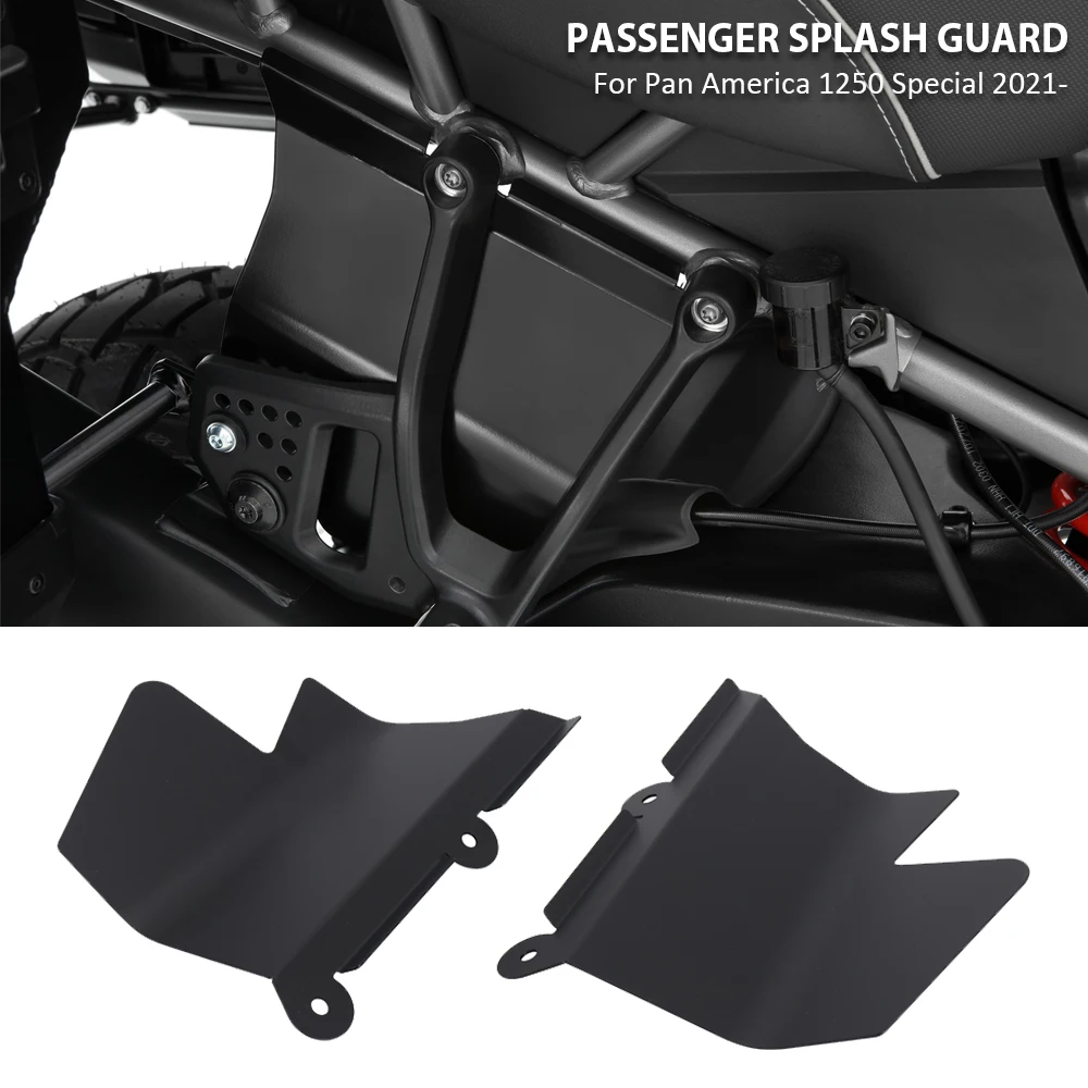 Motorcycle For Pan America 1250 Special RA1250 PA1250 2021- CNC Aluminum Filled Side Panel Kits Rear Seat Passenger Splash Guard