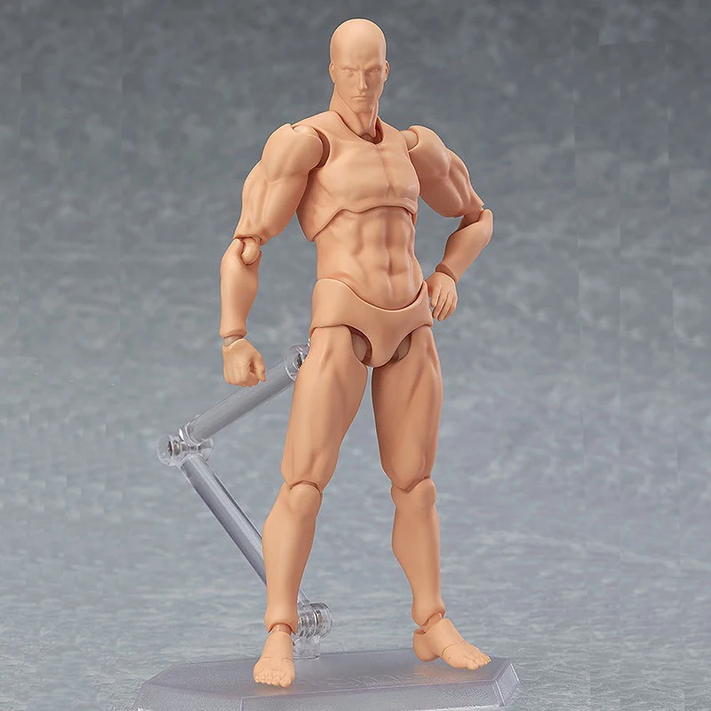 Multi-joint movable Figures Model Toy 15cm SHFiguarts BODY KUN / BODY CHAN Grey / Orange Color Ver PVC Action Figure Collectible