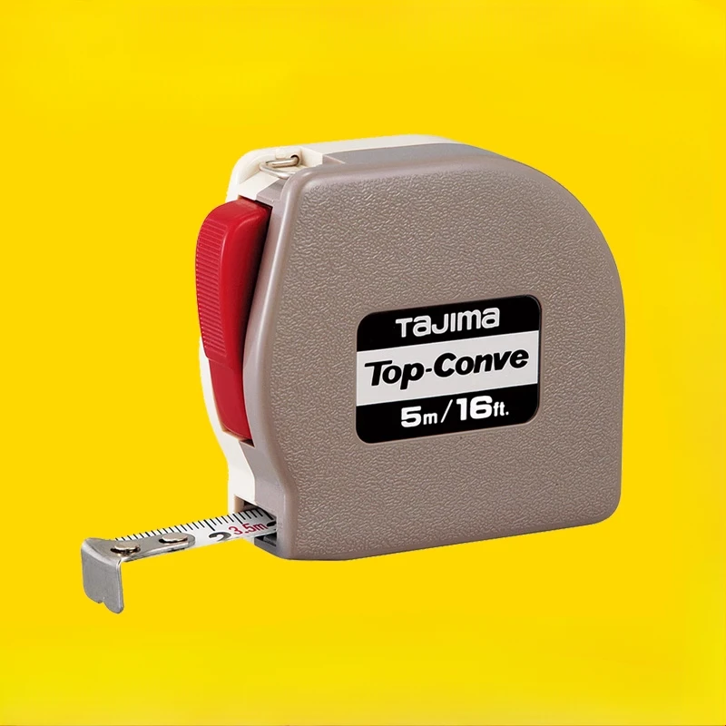 

TAJIMA Tape Measure 2/3.6/5M 13mm Metric Imperial Self Locking High-Precision Box Ruler Measuring Tool 1001-2449/2450/2451