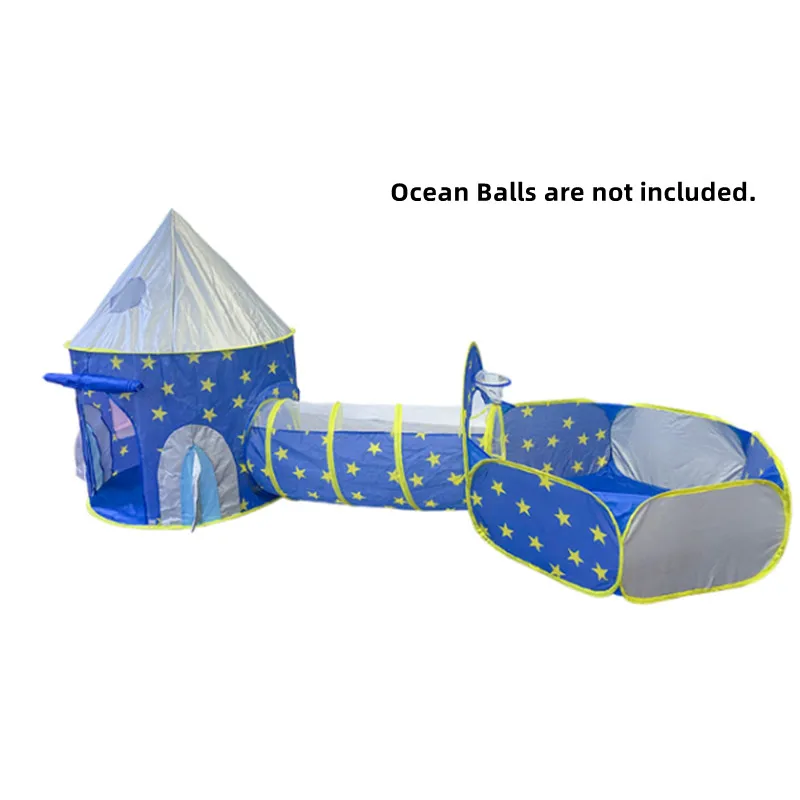 3in1 2Color Children Tent House Toy Ball Portable Tipi Interactive Pit Pool Kid Removable Indoor Outdoor Playhouse Gift Decor