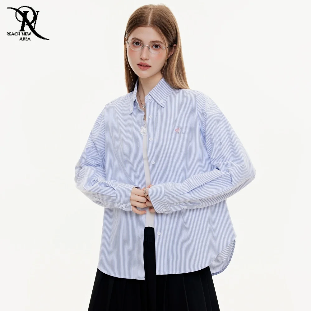 Women's Office Blouse 2025 Women's Fitted Striped Shirt Long Sleeve Tops Designer Luxury Brand Blouse for Woman Shirts Female