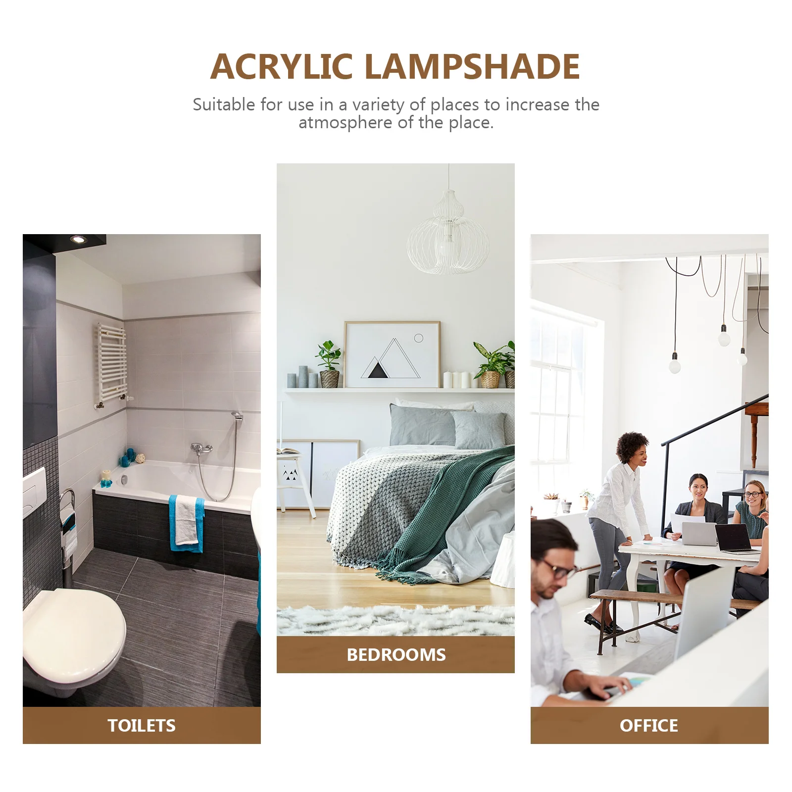 

Cylindrical Lampshade Ceiling Light Cover Retro Decor Creative Halloween Lampshades for Lights