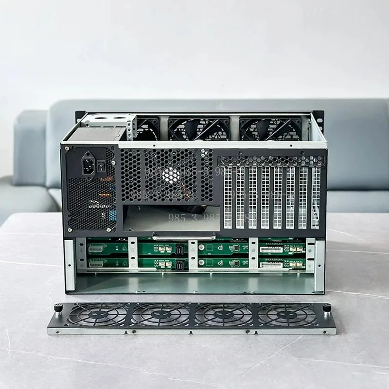 U2 Hard Disk EATX Main Board ATX Power Deepened 12-bit Enterprise Home Storage AIO Server NAS Chassis - view 3