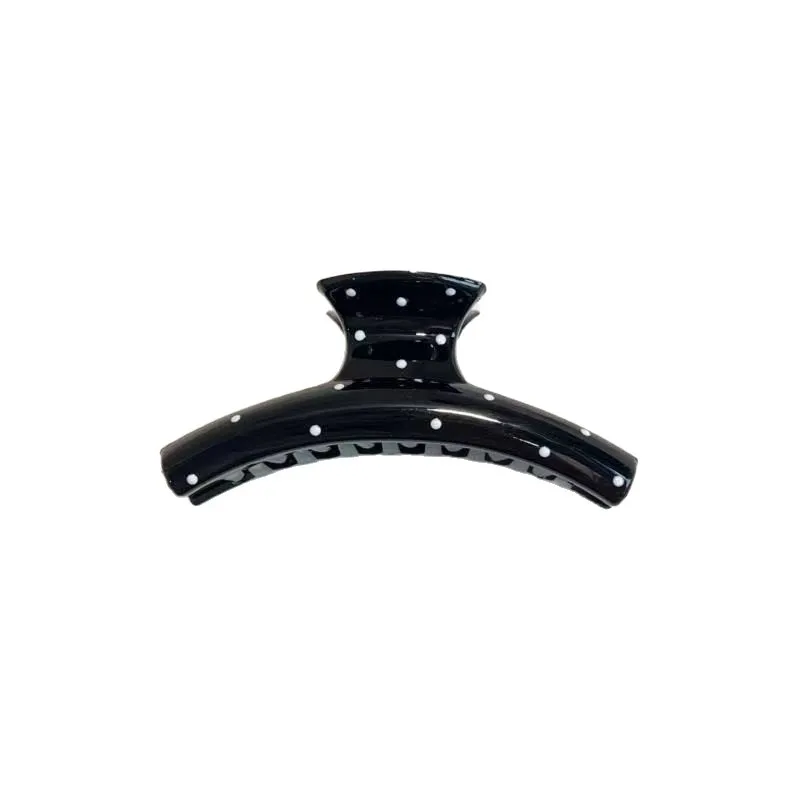 موضة Bowknot القوس مشبك شعر لطيف دبوس الشعر الاكريليك البولكا نقطة مشبك شعر الكورية نمط كبير القرش كليب مشبك شعر كبير فتاة