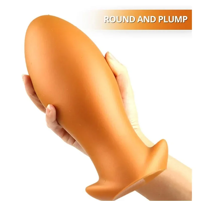 

Super Big Butt Plug Trainer Liquid Silicone Anal Plug Prostate Massage Anus Dilator Anal Ball for Beginner Advanced Men Women