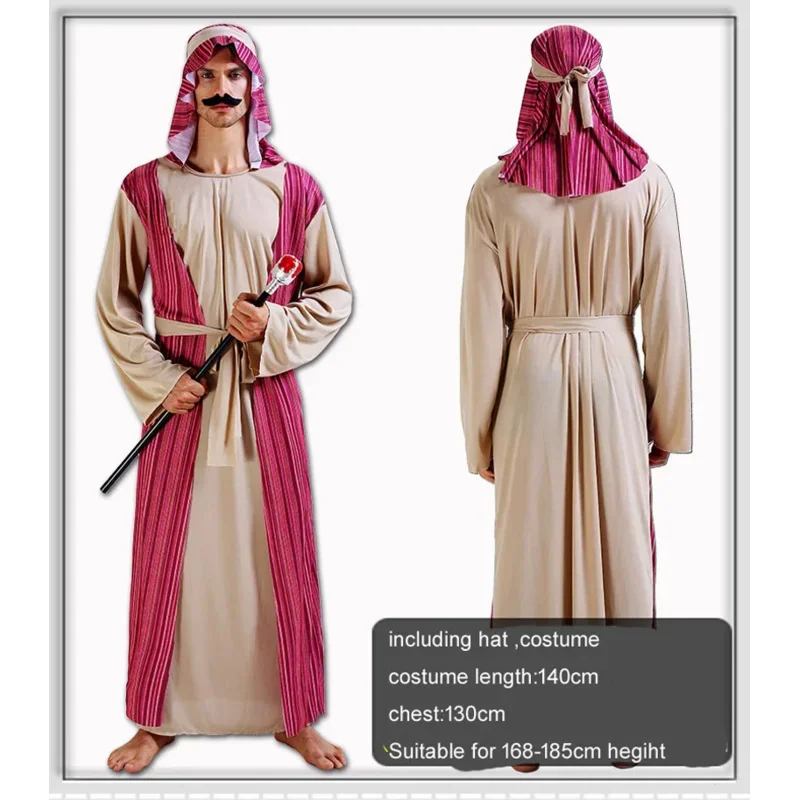 Rolle Spielen Erwachsene Männer Arabischen König Dubai Prinz Cosplay Robe Karneval Maskerade Party frauen Sexy halloween prinzessin kostüme