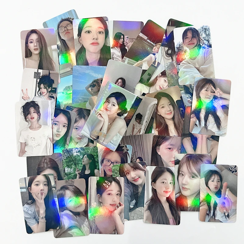 55 Pcs/Set Chinese Star Zhao Lusi Laser Lomo Card Drama Love Like The Galaxy Actress HD Photocard Cosplay Gift image 4