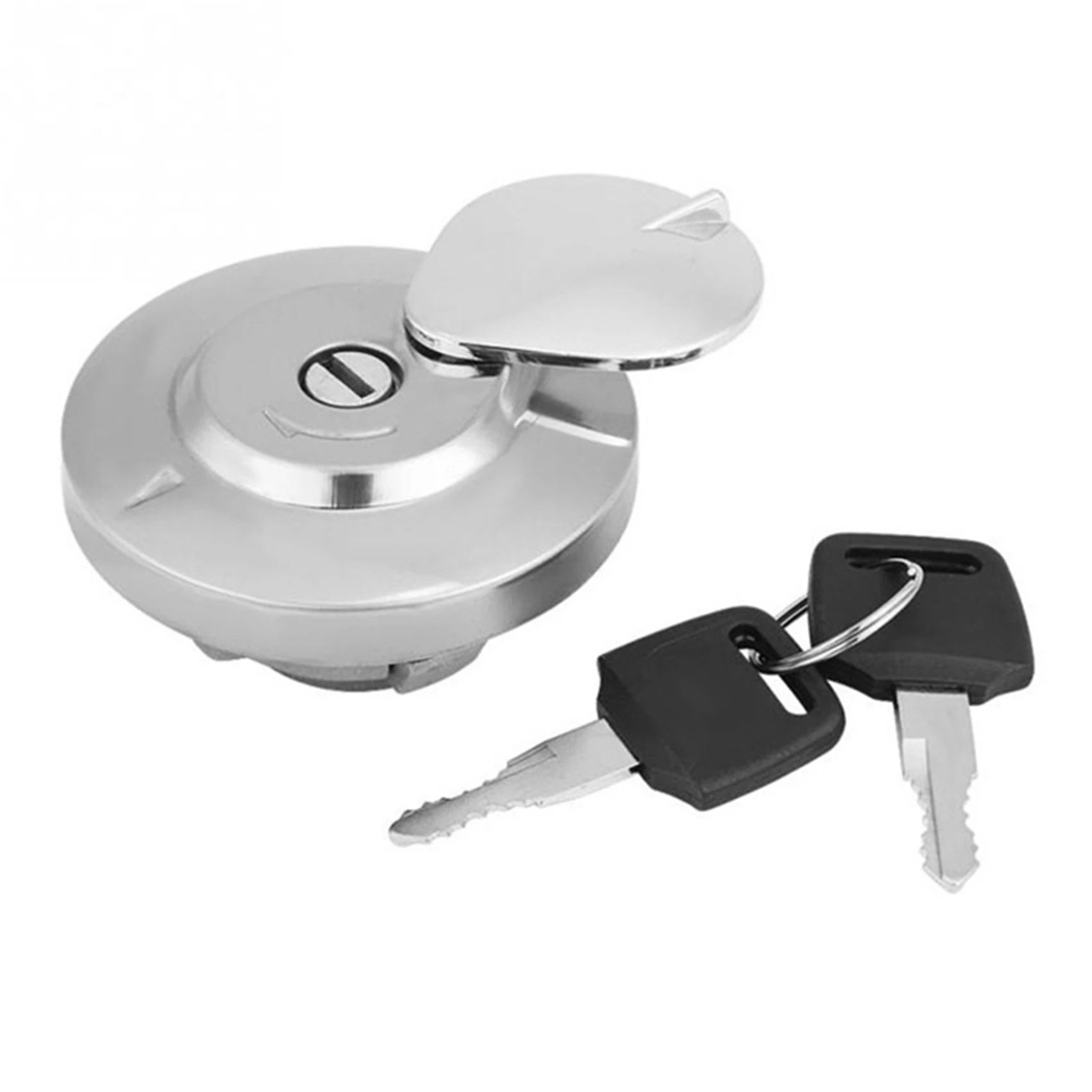 Motorcycle Aluminum Fuel Tank Cap with 2 Keys Motorbike Gas Tank Cover for Shadow VLX 600 Rebel 250