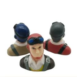 1 Pcs 1/9 Scale Civil Pilots Figures With Hat Toy Model For RC Plane Accessories Hobby Color Red Blue Grey