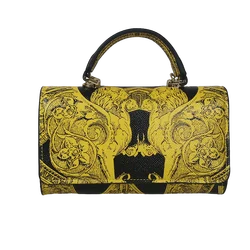 Handbag Party Bag All-match Messenger Bag Square Handbag Messenger Bag Flower Chain Mini Handbag Leopard Print Lion Tiger Party