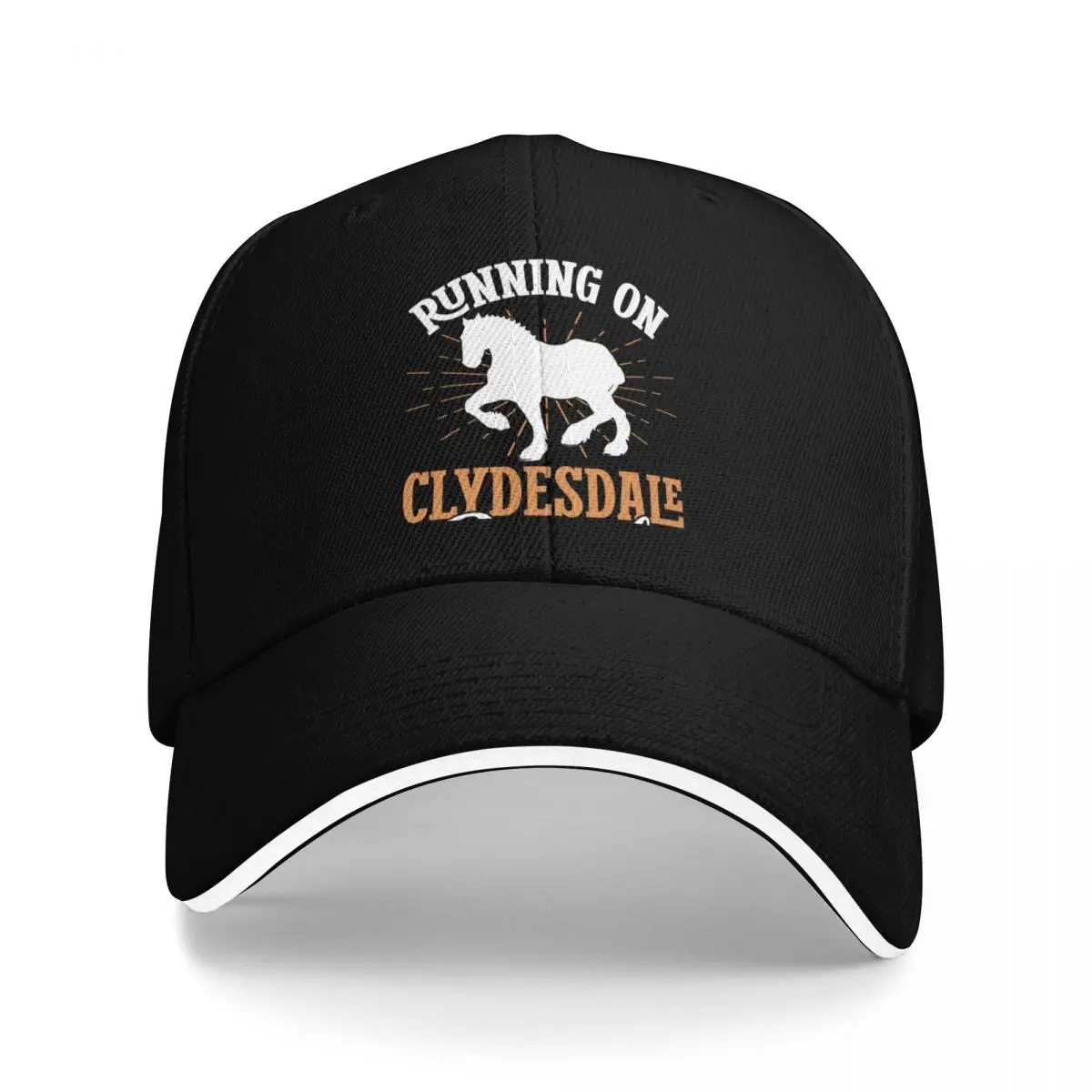 

Running On Clydesdale Power Baseball Cap Winter hat Visor Golf Wear Men Women's