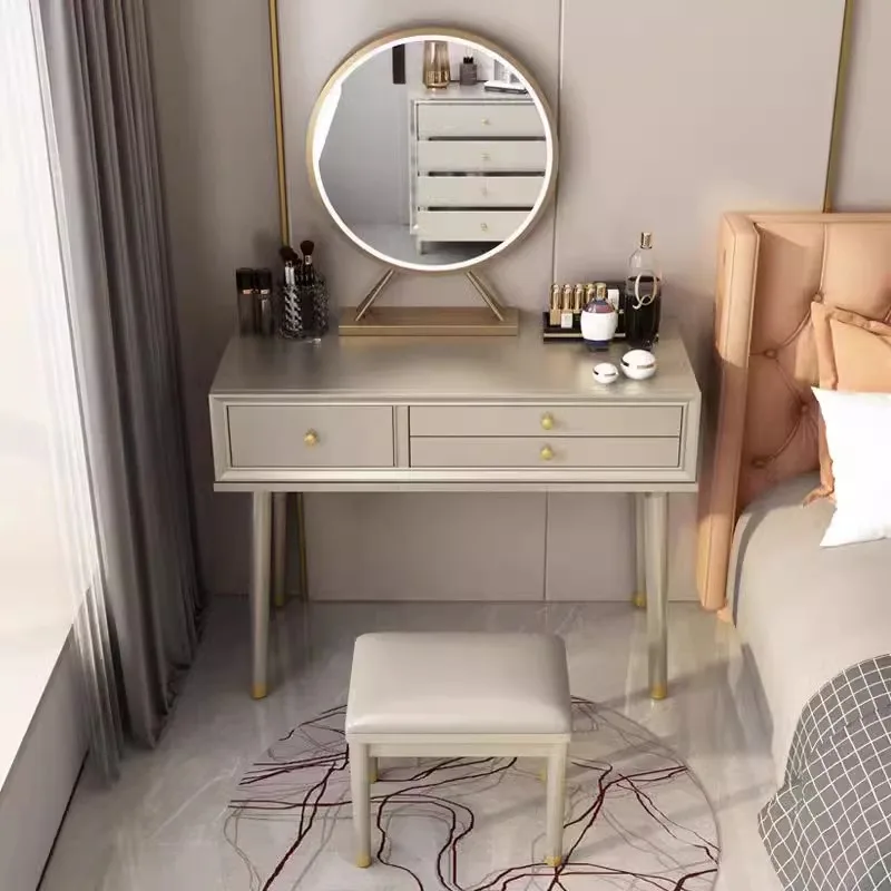 

Storage Drawer Dressing Table Bedroom Mirror Modern Makeup Dressing Table Living Room Coiffeuse De Chambre Bedroom Furniture