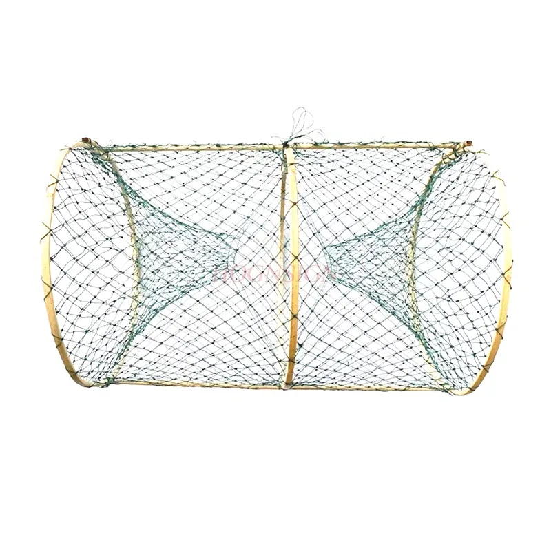 Fishing basket, flower orchid, crucian carp cage, folding bamboo cage, fish basket, black fish cage, crucian carp, turtle