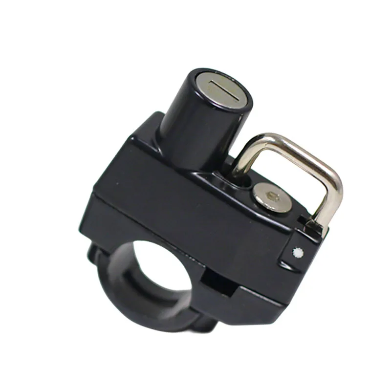 Противоугонный замок для шлема, крепление на руль, металлический замок 22-26 мм для мотоцикла Yamaha YZF R1 R3 R6 R9 R25 R600 YZ250X YZ125 YZ450FX