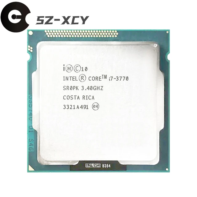 Intel Core I7 3770 I7 3770 3.4 Ghz Quad core Eight thread Cpu Processor 8m 77w Lga 1155 Cpus AliExpress