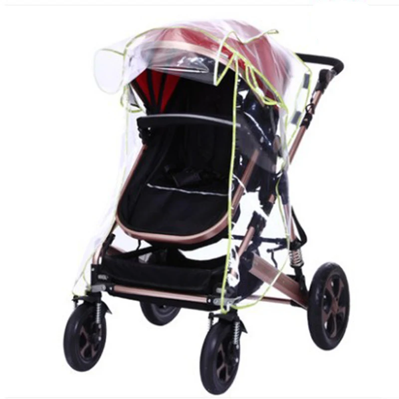 Baby Travel Stroller Shield Clear-Breathable Shield for Baby Stroller Rain Cover