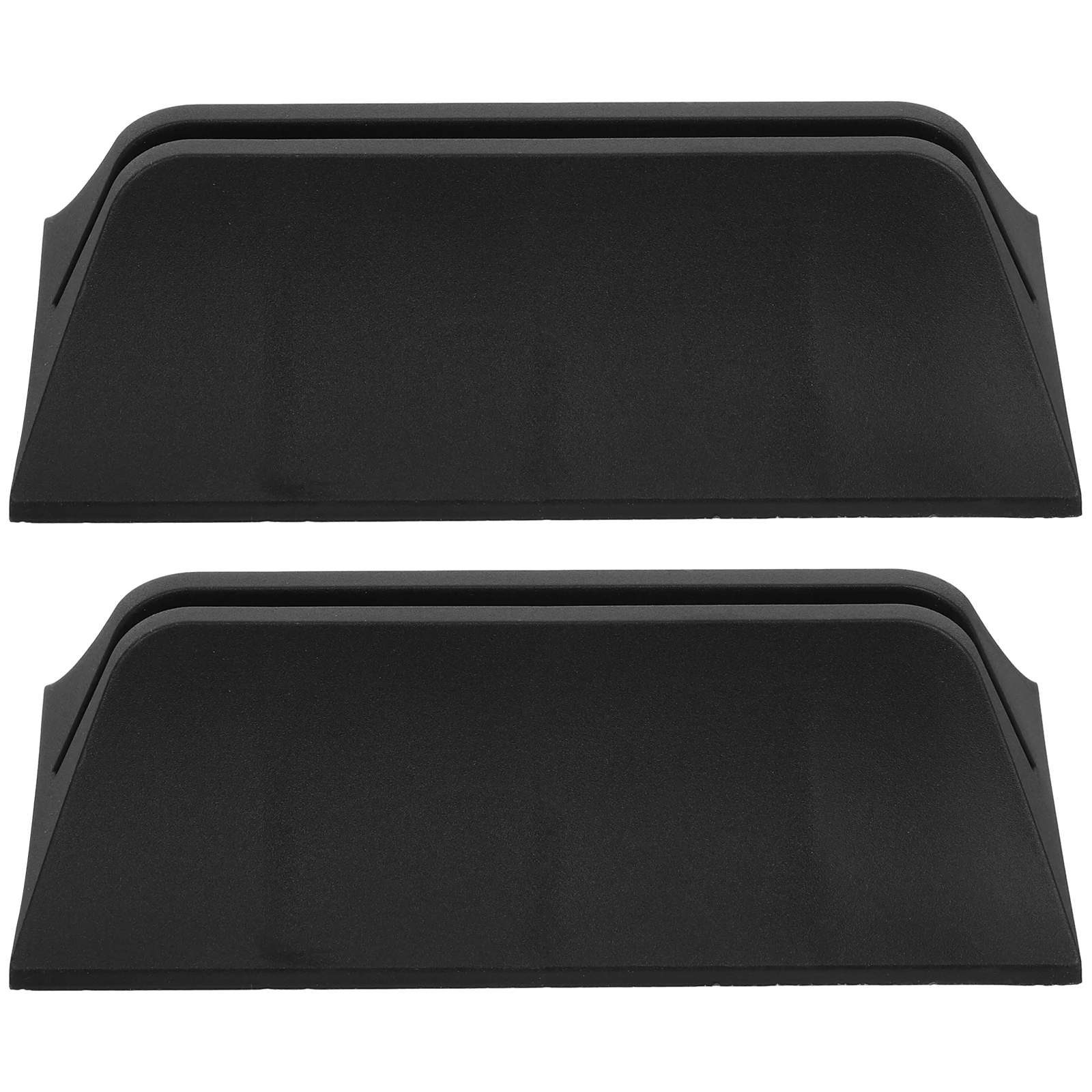 

2pcs Black Plastic Screen Base Desk Dividers Clamp Adjustable Movable Glass Baffle Clip Office Partition Bracket For Desktop