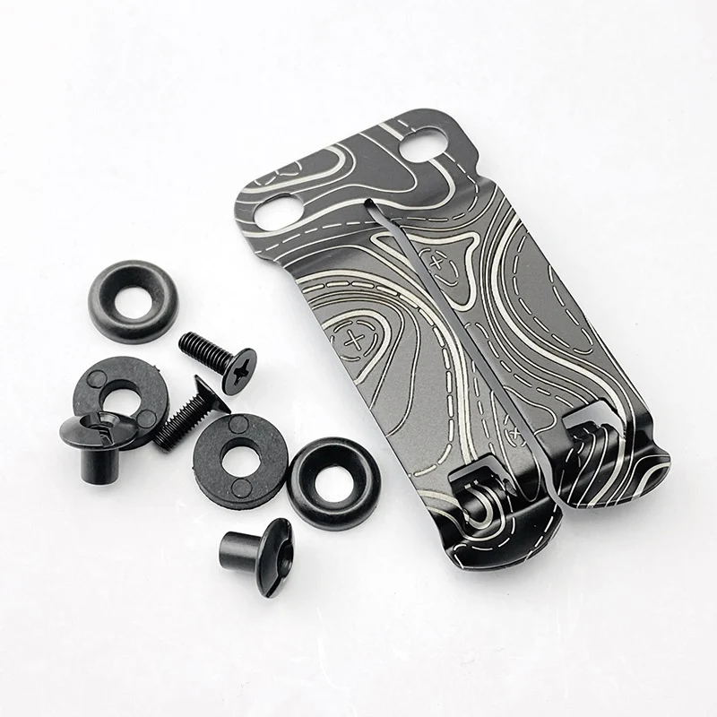 3 Colors Types Stainless Steel Material Made Knife KYDEX Sheath Scabbard Holsters Waist Clips Back Clamps With Hardwares Screws