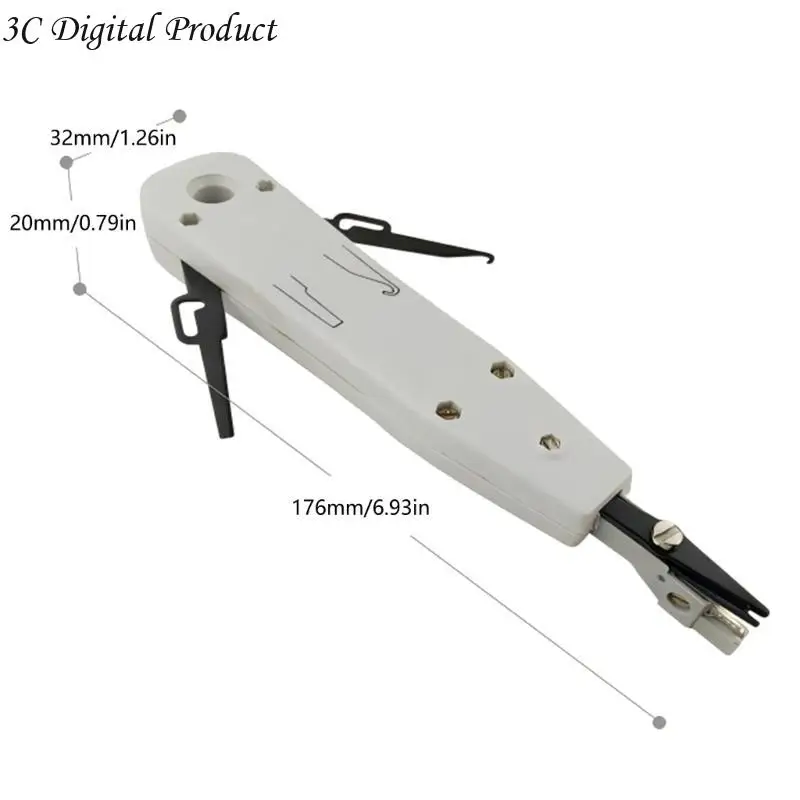 Набор инструментов Down для телекоммуникационного телефона RJ11 Impact Ethernet LAN Cat5 Q84A