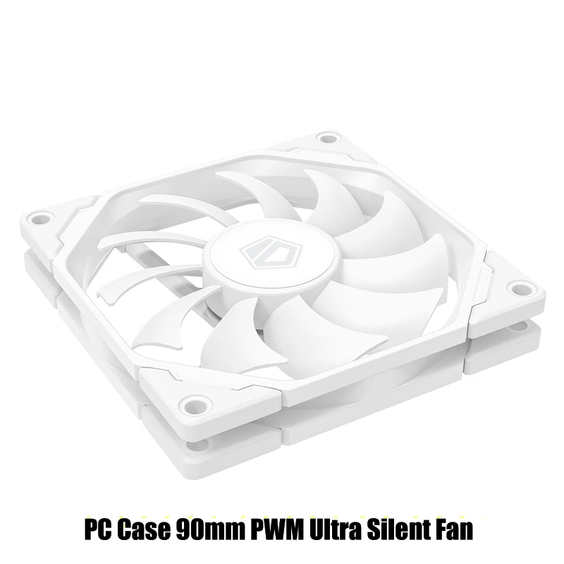 Computer 8010 9215 8cm/9cm Thin Fan Small 4-Pin PWM Smart Temperature Control 80x80x10mm/90*90*15mm Chassis Cooling Fan image 5