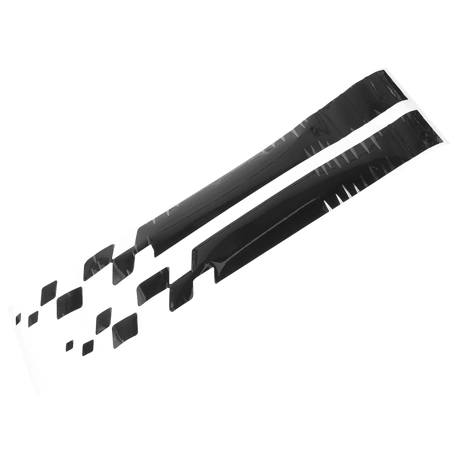 

2pcs Car Stickers Racing Stripe Decal For Tires Waterproof Scratch Resistant Auto Body Decoration Hood Bumper Design