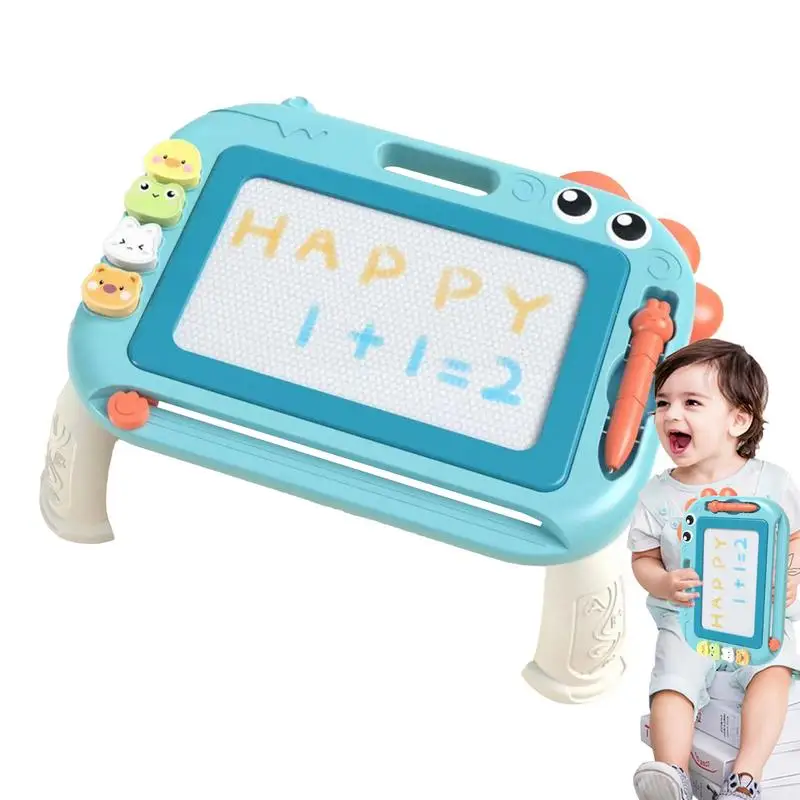 لوحة رسم مغناطيسية للأطفال الصغار، لوحة رسم تعليمية قابلة للمسح، لوحة لعب للكتابة قابلة لإعادة الاستخدام للتعليم المبكر