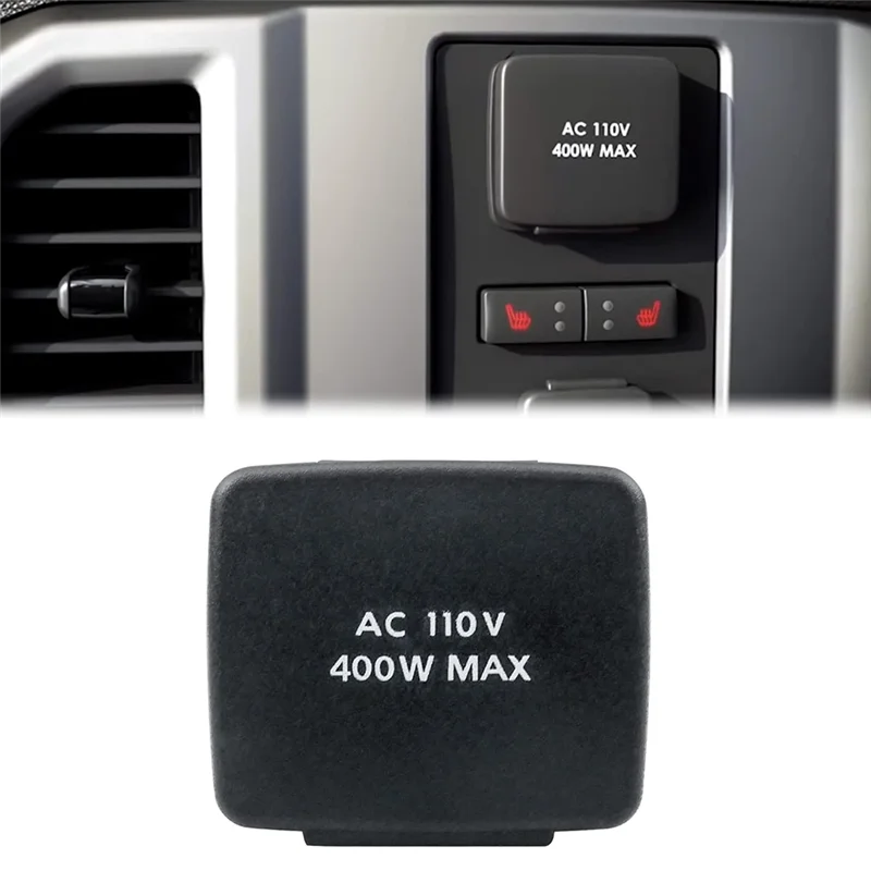 

Портативная автомобильная центральная консоль, задняя розетка переменного тока 110 В, 150 Вт-400 Вт, розетка в сборе FL3Z-19N236-A для Ford F150 2015-2016