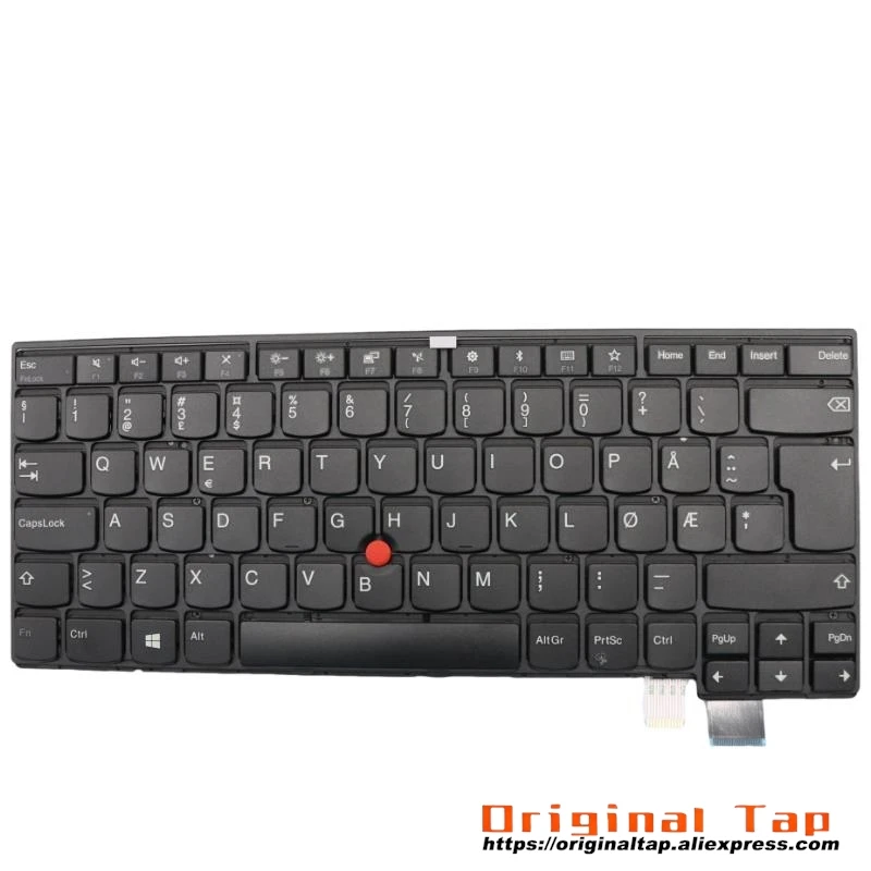 NO Norwegian Keyboard for Lenovo Thinkpad 13 2nd Gen 2 T470s 01EN620 01EN661