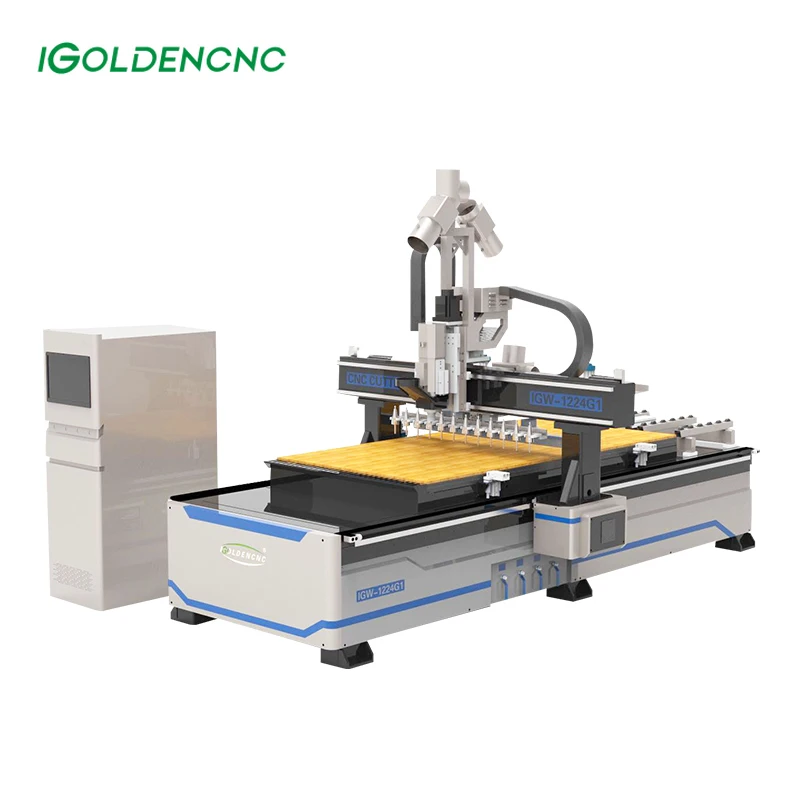 Solución de anidación, enrutador CNC automático 1325 para máquina de anidación Cnc para carpintería