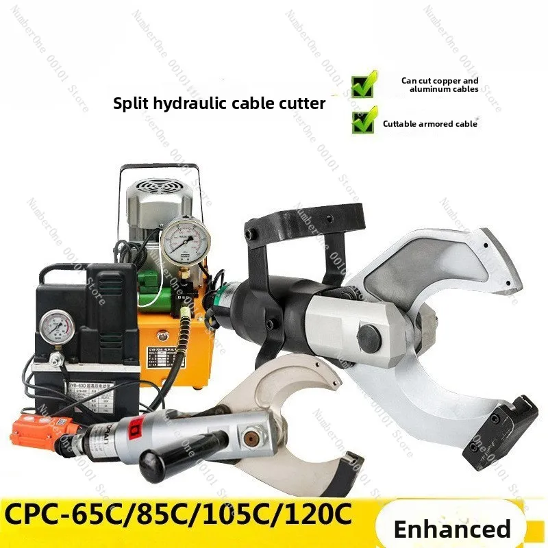 CPC-65C Split Open Type Cable Shear Hydraulic Shear Copper Aluminum Shear Cable Hydraulic Wire Cutter