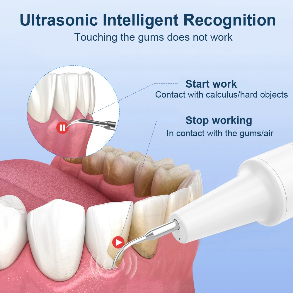 Ultrasonic Dental Calculus Remover, Dentes Dental Cleaning, Removedor de placa, Irrigador Oral, Água Flosser, Tártaro Limpeza, 2274