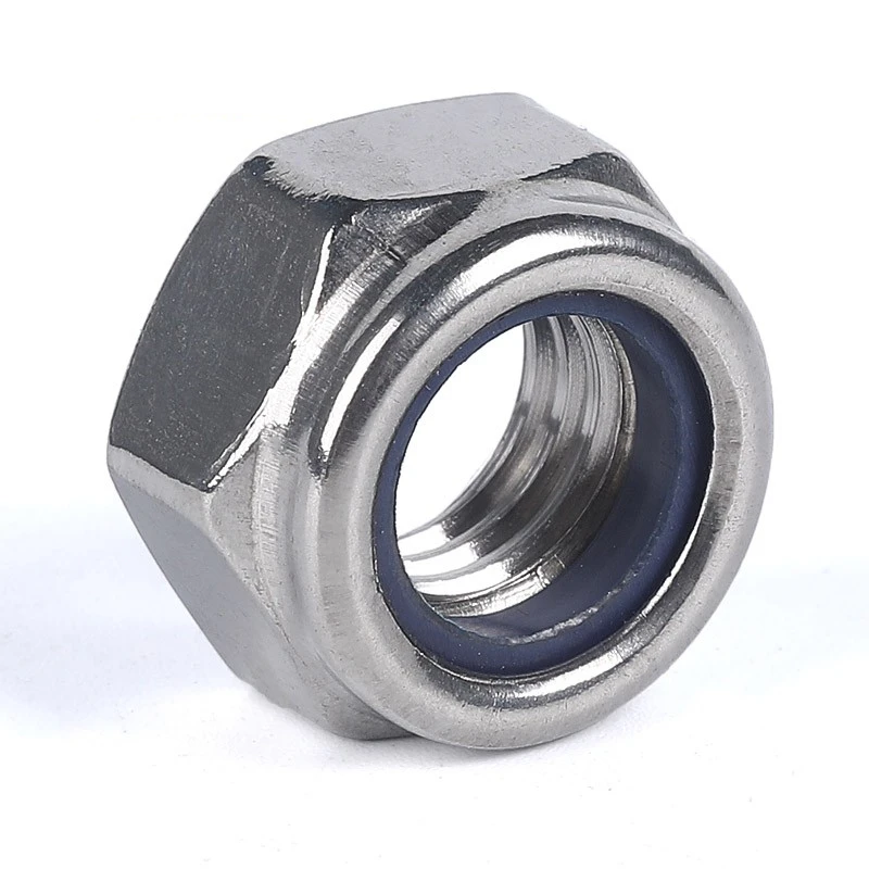 2# 4# 6# 8# 10# 1/4 5/16 7/16 3/8 5/8 1/2 304 A2-70 Stainless Steel American Standard Hex Jum Nuts Self-locking Nylon Lock Nut