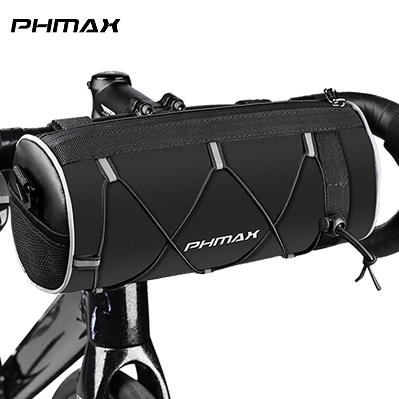 

PHMAX велосипедная сумка, портативная сумка на руль, многофункциональная большая вместимость для MTB, дорожная рама, сумка-труба, сумки на плечо, аксессуары для велосипеда