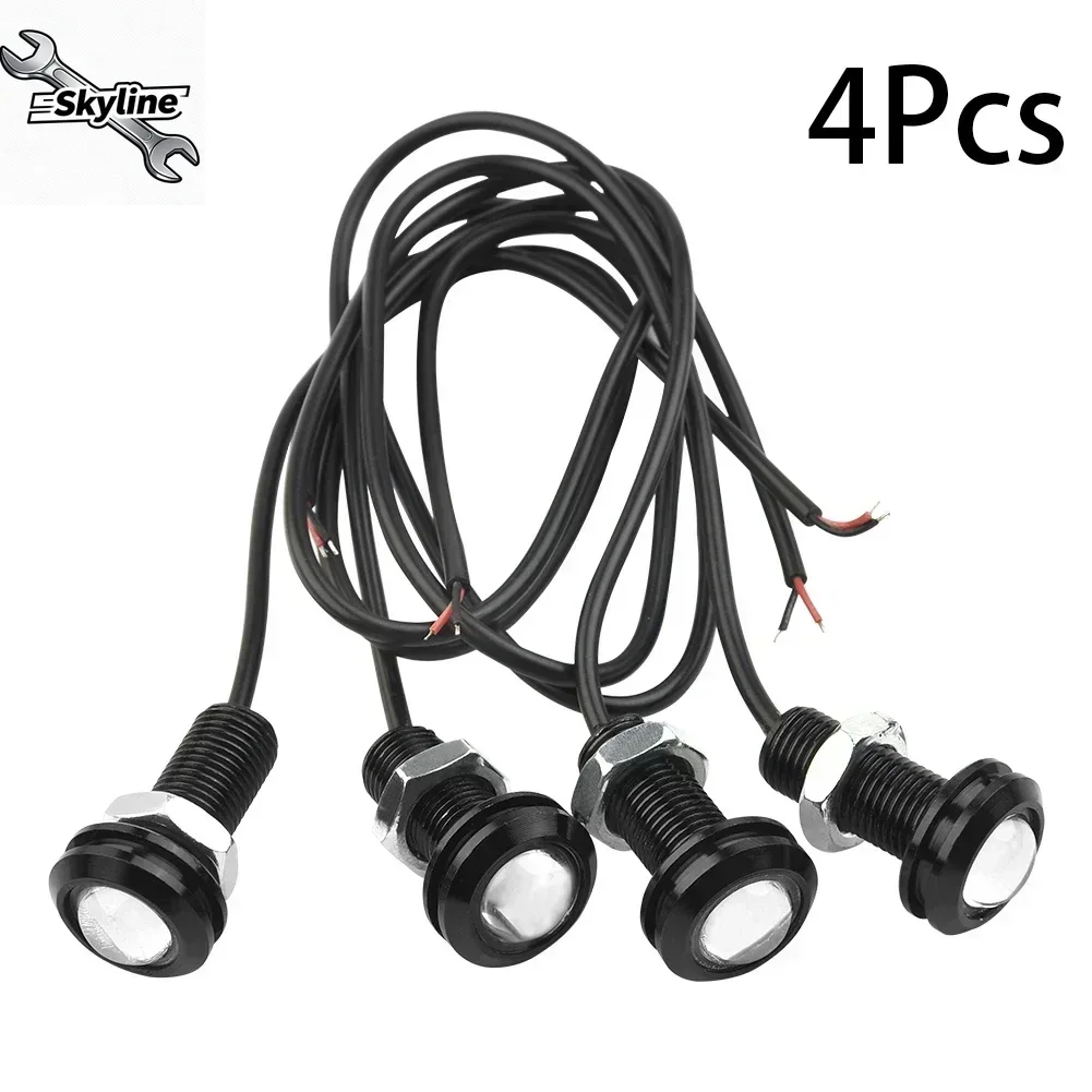 4Pcs Car LED Amber Grille Lighting Truck Grille Lamps Bumper Grill Hood Led Light For  Style Car LED Grille Light