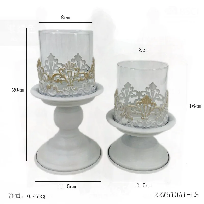 

Amazon Vintage Iron Candle Holder Aromatherapy Cup Candlestick for Candlelight Dinner Home Decor And Shooting Props