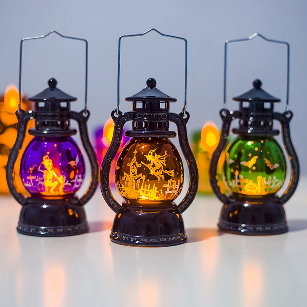 

Oil Lamp Halloween Oil Lamp Decoration Halloween Retro Lamp Vintage Oil Lamp (Bat) storm lantern halloween hanging lights