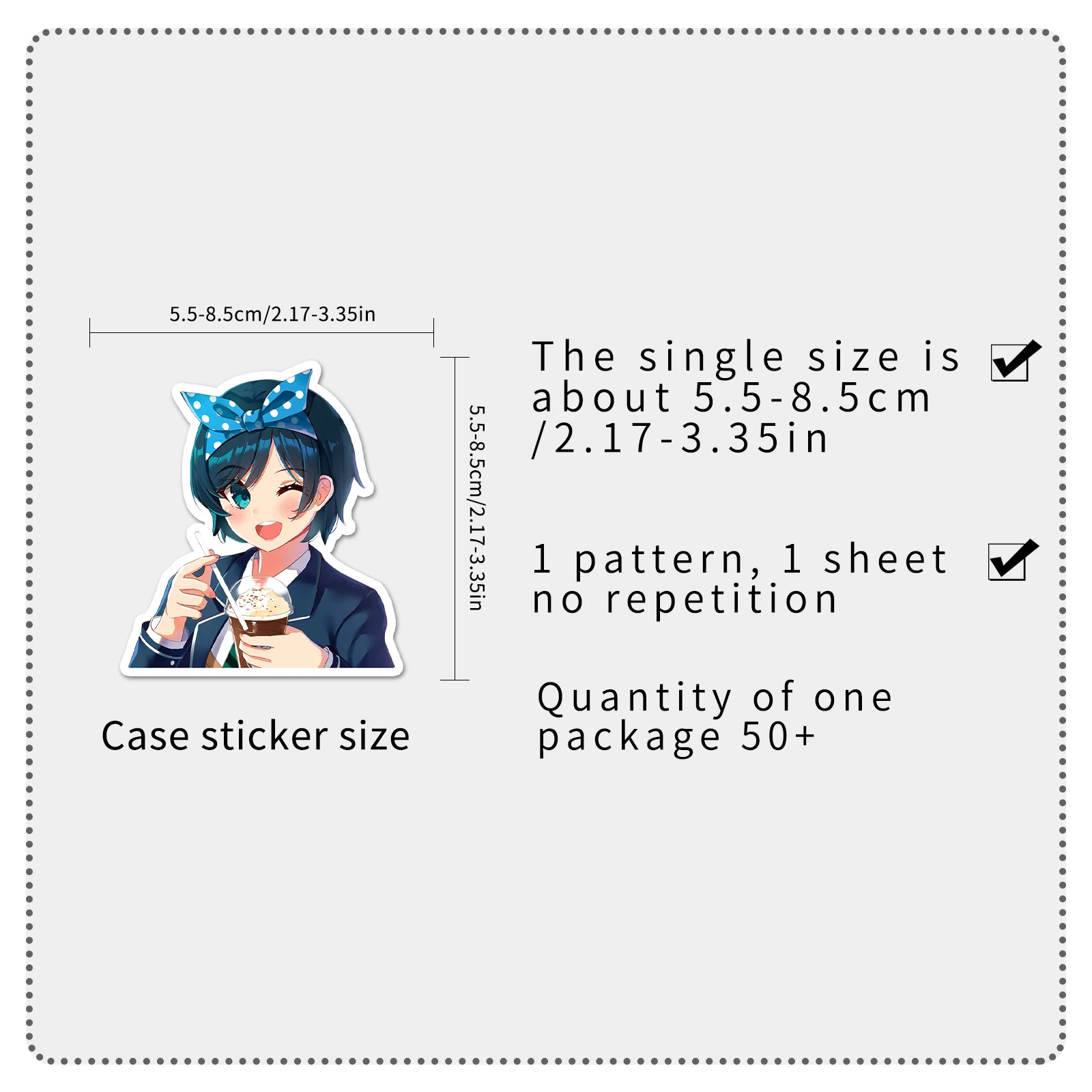 50Pcs Renting Girlfriend Series Cartoon Cute Waterproof Sticker Skateboarding Snowboard Retro Vinyl home decal Sticker