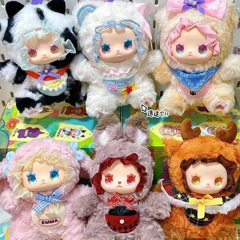 

LOVELY EMMA Pockets Zoo Series Mystery Box Милый кролик Фигурка Кавайный медведь Аниме Кукла Сумка-сюрприз Подвеска Слепая коробка Игрушки