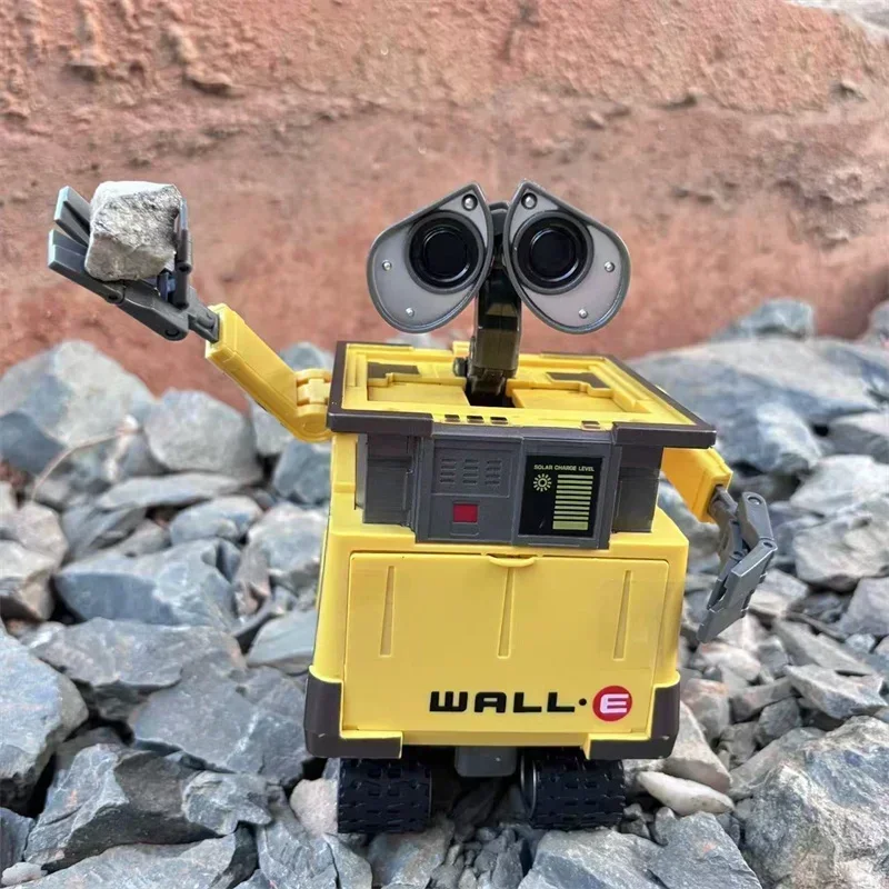 19cm WALL·E Transformujący się w Pudełko Robot Zabawka Może się Transformować w Pudełko Transformujący się WALL·E Eva Para Filmowe Gadżety