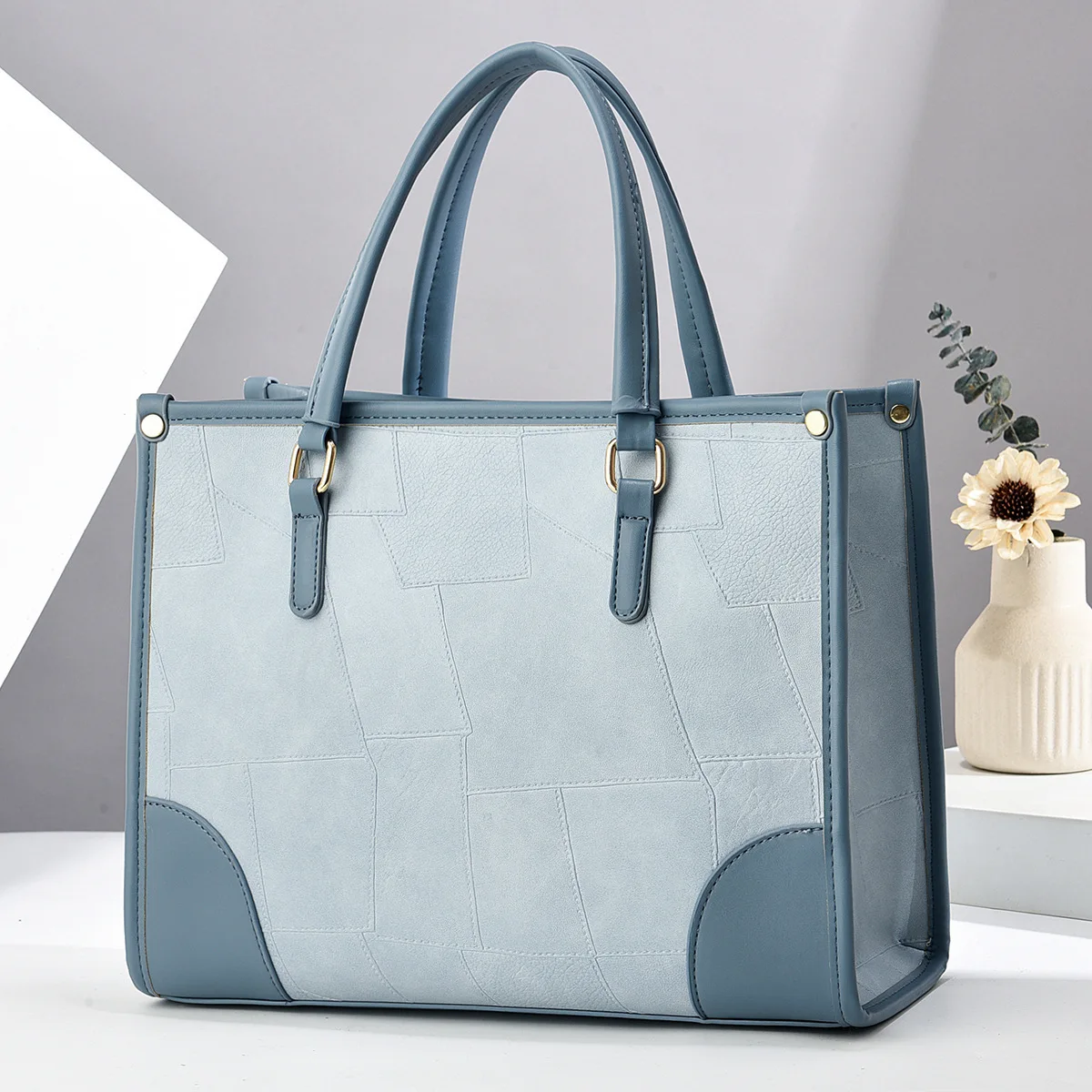 

New Arrival Tote Bag for Women Shoulder Tote Bag PU Leather Briefcase for Women Large Capacity Handbag Bags