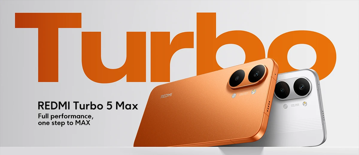 CN version Xiaomi Redmi Turbo 5 Max Smartphone 9500s 9000mAh 100W Charge 50MP IP69K 6.83" 1.5K 3500nits Screen Dimensity